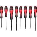 Set of 8 ULTIMATEgrip screwdrivers, Slotted - PH KS TOOLS - 922.6420
