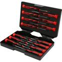 Precision screwdriver set, 14 pcs, PH, slotted and TX KS TOOLS - 500.7170