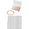 Copper washers assortment, M5-28, 300 pcs KS TOOLS - 970.0140