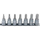 Serie bussole 1/4" per viti a esagono incassato, 7 pz. 2,5-8 mm  KS TOOLS - 911.1544