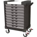 Servante ULTIMATE noire et grise, 9 tiroirs KS TOOLS - 816.0009