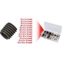 Headless screws assortment, 3x5mm-10x12mm, 160 pcs KS TOOLS - 970.0400