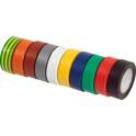  Packung mit 10 mehrfarbigen PVC-Isolierbändern KS TOOLS - 141.6010