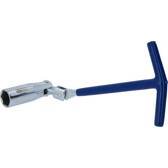 T-handle spark plug spanner with joint, 16mm KS TOOLS - 517.1170