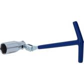 T-handle spark plug spanner with joint, 21mm KS TOOLS - 517.1175
