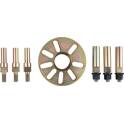 Mercedes belt disc counter hold tool set, 7 pcs KS TOOLS - 150.3310