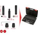 Kit de bit de substituição de impacto 3/4"+1", 16 peças KS TOOLS - 450.0420