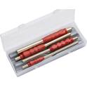 Set of 4 extra-long brass punch - in box KS TOOLS - 156.0630