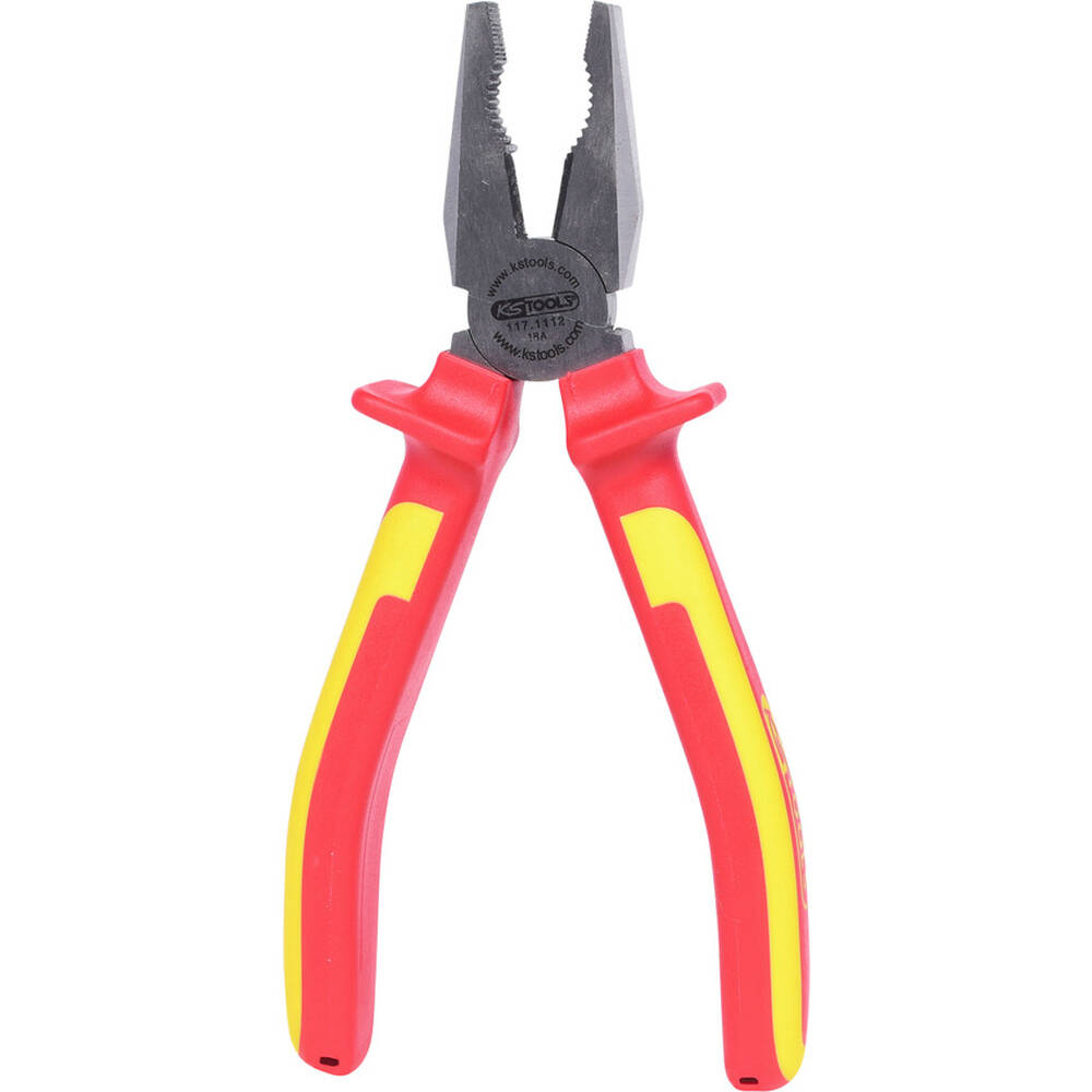 Insulated universal pliers with two-component handle, L.185 mm