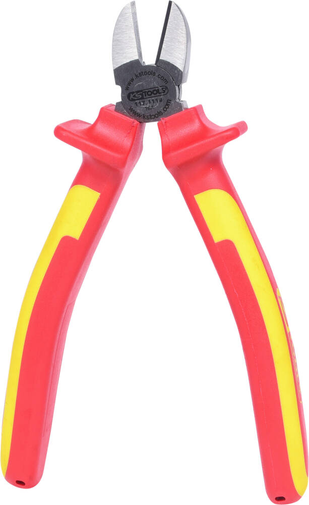 Insulated diagonal cutting pliers with two-component handle, L.160 mm