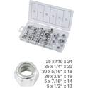 Surtido de tuercas, autoblocantes, UNC, 100 pzs. KS TOOLS - 970.0480