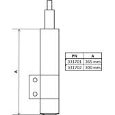 Ammortizzatore Anteriore Destro KYB 333753 - Ricambio Auto, 1 Pezzo