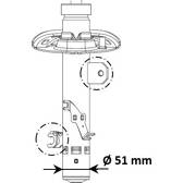 forreste støddæmpere KYB - 3338005