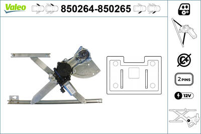 Lève-vitre VALEO 850265