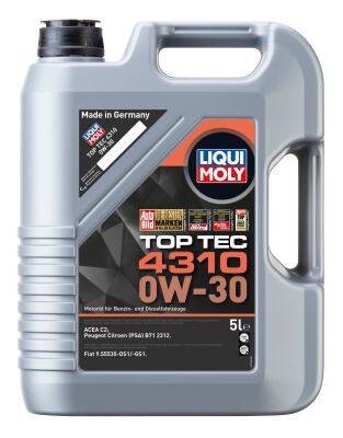 Engine Oil Top Tec 4310 0W-30 - 5 Liters