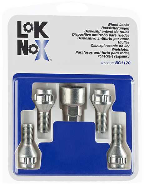 Anti-theft nuts LOKNOX BC1170