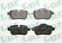 Rear brake pad set (4 pcs)