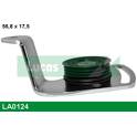 Galet tendeur (courroie d'accessoire) LUCAS ENGINE DRIVE - LA0124