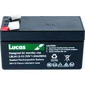 Batteria di riserva LUCAS VRLA/AGM: tempo libero/allarme/camper/marina 1,2 AH LUCAS - LSLA1.2-12