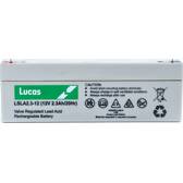 Batteria di riserva LUCAS VRLA/AGM: tempo libero/allarme/camper/marina 2,3 AH LUCAS - LSLA2.3-12