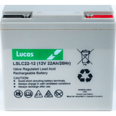 Batteria ciclica LUCAS VRLA/AGM: tempo libero/medica/manifatturiera/marina 22AH LUCAS - LSLC22-12G