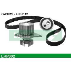 Kit de courroie de distribution avec pompe à eau LUCAS LKP005 pour