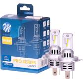 2 ampoules led h4/h19 42w 12v 6000k 4600lm max plug and play M-Tech - LSPROS4