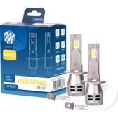 2 bombillas led h1 42w 12v 6000k 4600lm mÃ¡x plug and play M-Tech - LSPROS1