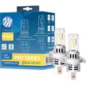 2 LED-Lampen, goldfarben, H4, 42 W, 12 V, 4000 K, max. 4600 lm, Plug & Play M-Tech - LSPROSGLD4