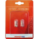 2 bombillas w2.1x9.5d w5w t10 12v 5w M-Tech - PTZ12-02B