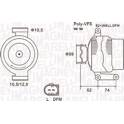 Alternator MAGNETI MARELLI - 063731928010