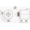 Alternatore MAGNETI MARELLI - 063731674010