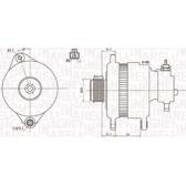 Alternatore MAGNETI MARELLI - 063731899010