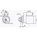 Anlasser MAGNETI MARELLI - 063720040010