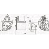 Anlasser MAGNETI MARELLI - 063721053010