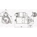 Anlasser MAGNETI MARELLI - 063721394010