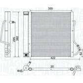 Condensatore, Climatizzatore MAGNETI MARELLI - 350203810000