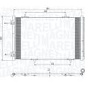 Condenseur climatisation MAGNETI MARELLI - 350203812000