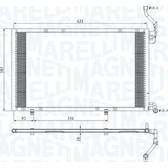 Condenseur climatisation MAGNETI MARELLI - 350203813000