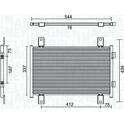 Condenseur climatisation MAGNETI MARELLI - 350203895000