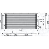 Condensor, airconditioning MAGNETI MARELLI - 350203644000
