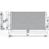 Condensor, airconditioning MAGNETI MARELLI - 350203762000