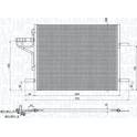 Condensor, airconditioning MAGNETI MARELLI - 350203876000