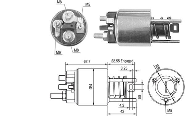 Solenoid Switch, starter