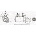 Démarreur MAGNETI MARELLI - 063720974010