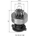 Drev, startmotor MAGNETI MARELLI - 940113020122