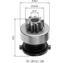 Drev, startmotor MAGNETI MARELLI - 940113020136