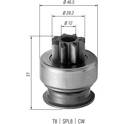 Drev, startmotor MAGNETI MARELLI - 940113020176