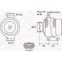 Dynamo / Alternator MAGNETI MARELLI - 063731635010