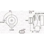 Dynamo / Alternator MAGNETI MARELLI - 063731974010